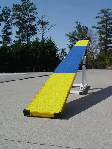 Vista 7 de 9' perro Agility Teeter (sierra transparente), aluminio con superficie de goma