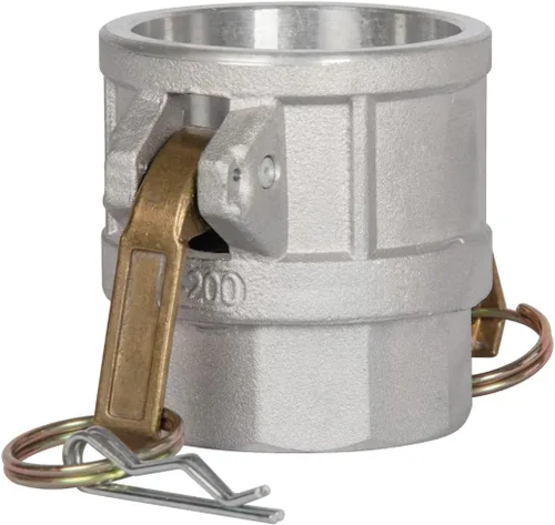 Vista 8 de 2 piezas de accesorios de bloqueo de leva fundida por gravedad de aluminio (parte B de 1 pulgada) de manguera de leva y ranura, acoplador hembra