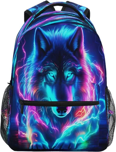 Vista 16 de Dussdil Blue Yellow Game Joysticks Backpacks for Boys Girls Kids Bookbag Elementary School Bag Travel Daypack for 3rd 4th 5th Grade Students Backpack