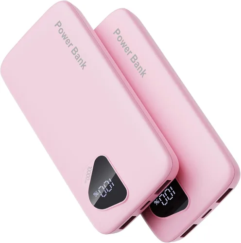 Vista 11 de 2026 2-Pack 20000mAh Portable Charger Battery Pack with Built in Cables