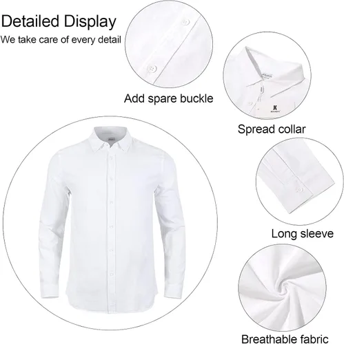 Vista 4 de JEKAOYI mens Casual