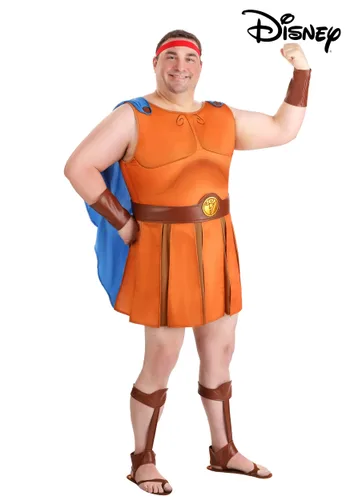 Vista 9 de Disfraz Deluxe de Hércules para Hombre Talla Plus Size de Disney Multicolor