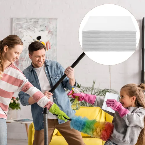 Vista 7 de Tranqun 100 paños de limpieza de microfibra desechables a granel de 12 x 12 pulgadas, paños sin pelusas, no abrasivos, trapos de limpieza