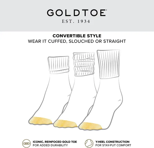 Vista 5 de GOLDTOE Calcetines clásicos para mujer, multipares
