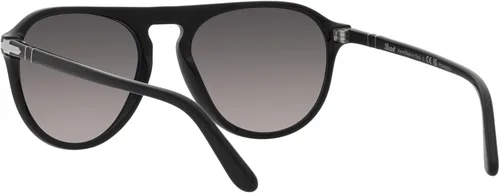 Vista 6 de Persol mens Po3302s Aviator Sunglasses Polarizado degradado negro/gris