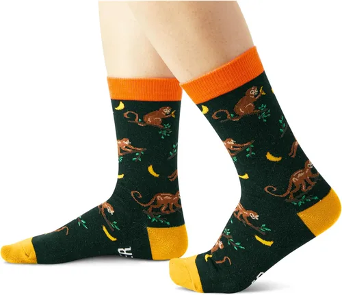 Vista 2 de Zmart Divertidos regalos de zorro de Navidad, regalos de dinosaurio para mujeres y hombres, calcetines divertidos de pastor alemán para mamá y papá