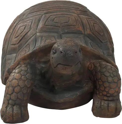 Vista 7 de Sunnydaze - Estatua de tortuga de Tanya the Garden – Decoración de jardín de tortuga para patio, césped, decoración de patio, 20 x 12 pulgadas