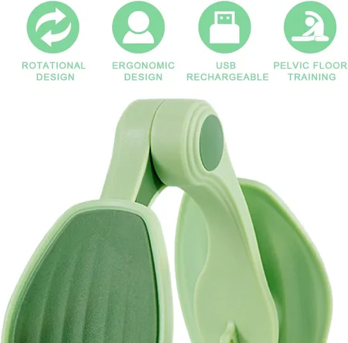 Vista 8 de Ejercitador de muslos para mujer, no instalado, entrenamiento muscular del suelo pélvico para rehabilitación posparto, entrenador interno de cadera