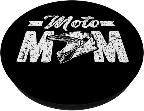 Vista 2 de Moto Mom Funny Mudd Racing Bogging Mudding Graphic PopSockets intercambiables PopGrip