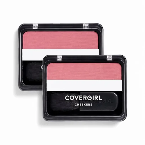 Vista 23 de Covergirl - Rubor Cheekers, fórmula suave, mezclable y ligera, aspecto fácil y natural, 100% libre de crueldad 105 seda rosa