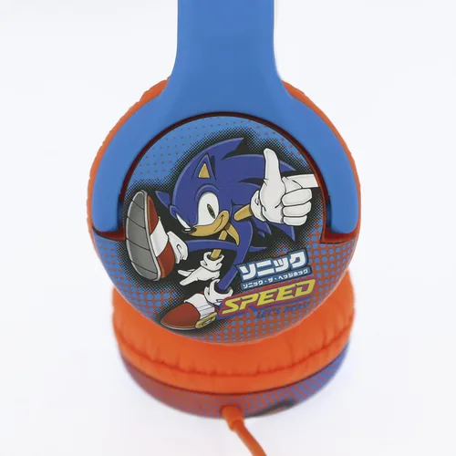 Vista 4 de OTL Technologies SH0911 Auriculares con cable para niños - Sonic The Hedgehog Kids Blue
