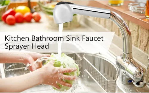 Vista 2 de Pulverizador de fregadero, cabezal de rociador extraíble de cocina, ajuste universal, accesorio de rociador para fregadero con flujo de agua de modo