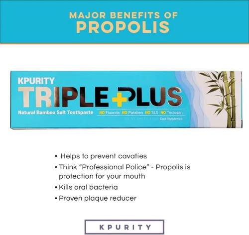 Vista 3 de Triple Plus Premium Pasta de Dientes de Sal de Bambú Natural 4.69 oz (1)