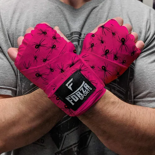 Vista 13 de Forza Sports Vendas de boxeo y MMA estilo mexicano de 180" Concientización sobre el autismo Azul