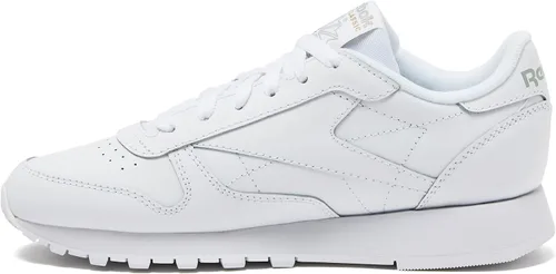 Vista 4 de Reebok Zapatillas clásicas de cuero para mujer, zapatos de tenis negros o blancos para mujer, tallas 5 a 11