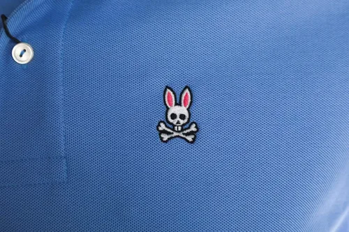 Vista 6 de Psycho Bunny Classic Polo Shirt in Lapis Blue
