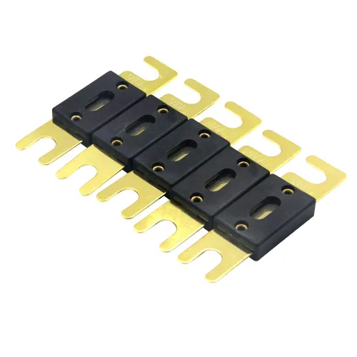 Vista 12 de ZOOKTO - Fusible ANL de 80 amperios chapado en oro, compatible con sistemas de 12 V y 24 V para sistema de audio de vehículos marinos (paquete de 5)
