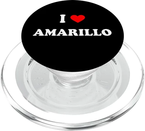 Vista 7 de I Love Amarillo City PopSockets Adhesive PopGrip