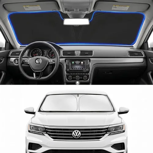 Vista 70 de Parasol para parabrisas para BMW X1 E84 2016-2024 2025, accesorios – Cubierta de parasol para parabrisas de ventana delantera, ajuste personalizado