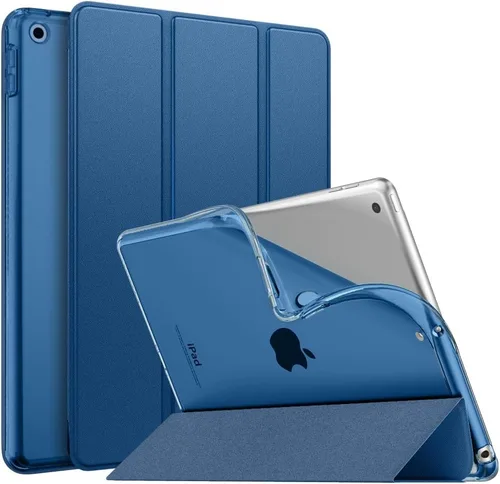 Vista 26 de MoKo Funda compatible con iPad de 9ª/8ª/7ª generación de 10.2 pulgadas (2021/2020/2019), delgada y ligera funda inteligente con protector trasero