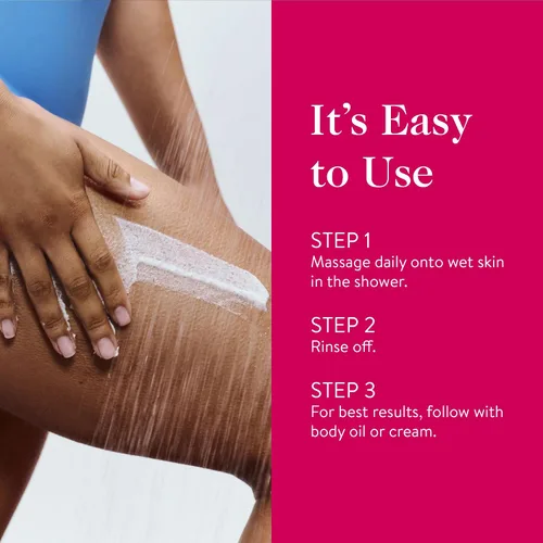 Vista 4 de good.clean.goop beauty The Body Exfoliante facial Exfoliante corporal y limpiador para piel brillante AHA, exfoliante de semilla de uva y aceite