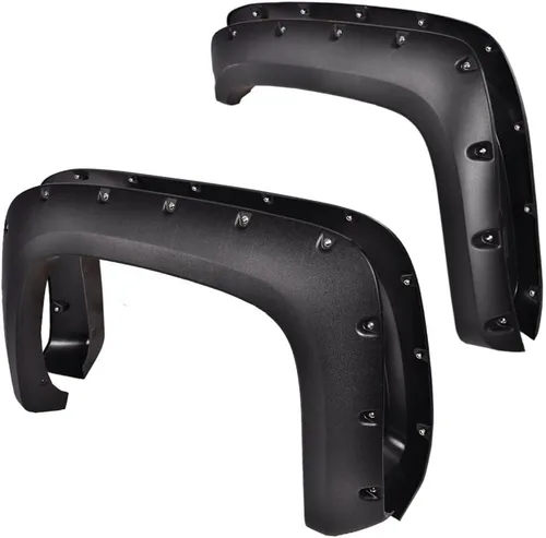 Vista 11 de PIT66 Aletas de parachoques, compatibles con Chevy Silverado 1500 07-13/Silverado 07-14 2500 HD 3500 HD