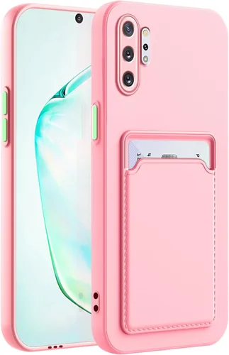 Vista 35 de Funda para Samsung Galaxy Note 10 con ranura para tarjeta de crédito TPU suave TPU silicona resistente a los arañazos delgada ranura para tarjeta