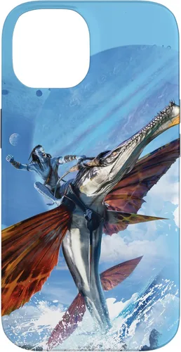 Vista 4 de iPhone 16 Avatar: El camino del agua Jake Sully Riding Skimwing Funda pintada