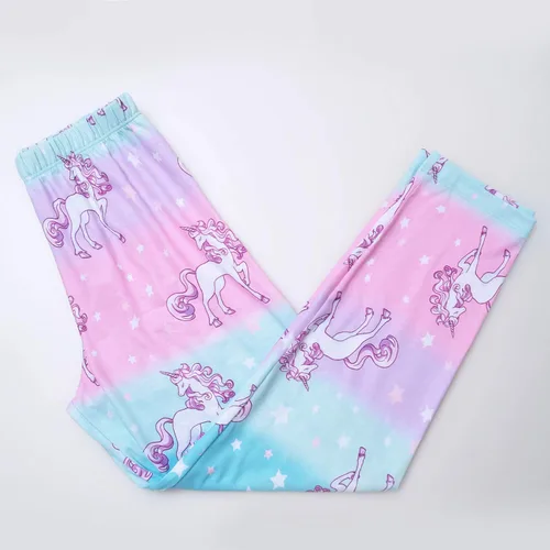 Vista 6 de Jxstar Conjunto de pijama para niñas, ropa de dormir de algodón para otoño e invierno
