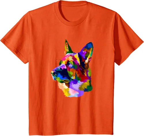 Vista 35 de Camiseta para dueño de perro de pastor alemán, Negro