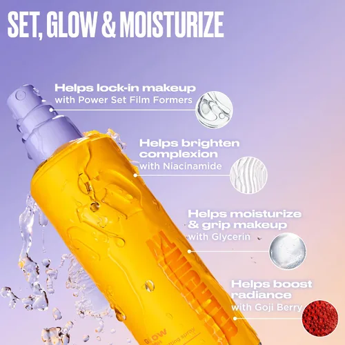 Vista 5 de Urban Decay All Nighter - Spray Fijador de Maquillaje Impermeable de Viaje, Acabado de Brillo Piel de Cristal, Hasta 24 Horas de Uso, Niebla Facial