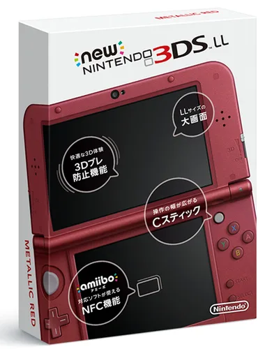 Vista 2 de New Nintendo 3dsll Metallic Red