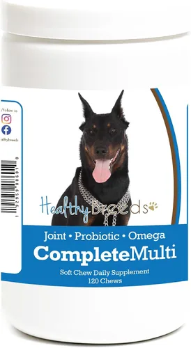 Vista 33 de Healthy Breeds Affenpinscher todo en uno multivitamínico suave masticable 120