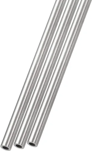 Vista 8 de METALLIXITY Tubo de acero inoxidable 316 (0.079 in de diámetro x 0.012 in de pared T x 9.843 in de largo), 3 piezas, tubo recto - para muebles