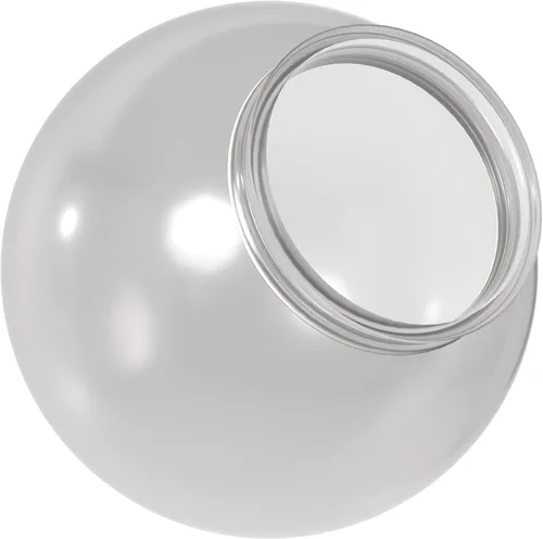 Vista 23 de KastLite Globo de poste de lámpara de acrílico de bronce de 6 pulgadas Textura suave con apertura sin cuello de 2.81 pulgadas Fabricado