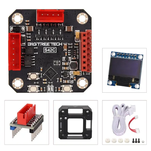 Vista 13 de BIGTREETECH EBB 36 GEN2 Extrusora Breakout Adaptador Soporte CAN y USB Comunicación para Nema14 1.417 in Motor paso a paso