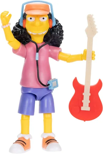 Vista 5 de JAKKS Pacific Disney - Figuras de acción de Los Simpson, paquete de 4 figuras coleccionables de 5 pulgadas de Wave 1, Homer, Bart, Groundskeeper