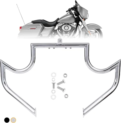 Vista 11 de Kinglemc Barra de Choque para Motor Guarda de Carretera para Harley Davidson Touring Road Glide Road King Street Glide Electra Glide CVO y Modelos