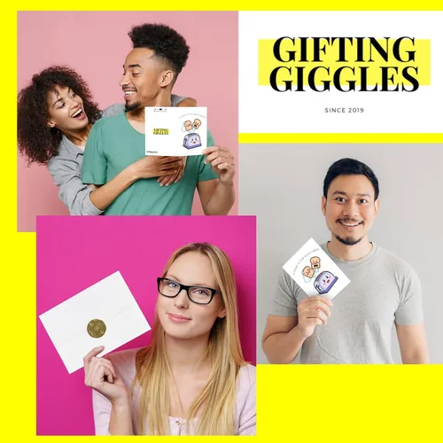 Vista 7 de GIFTING GIGGLES Divertida tarjeta de boda para pareja Recién casados Tarjeta de matrimonio para pareja Regalo de felicitación del día