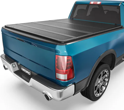 Vista 11 de OEDRO FRP Cubierta Rígida de Tonneau de Triple Pliegue Compatible con Dodge Ram 1500 2009-2024 (Carrocería Clásica y Nueva) Cama de 5.6 pies sin Ram