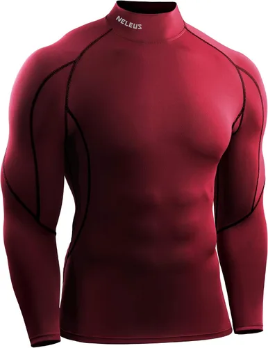 Vista 5 de NELEUS Men's 3 Pack Athletic Compression Shirt Running Shirts