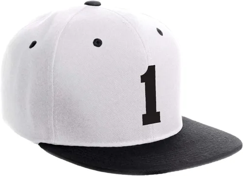 Vista 149 de Número de equipo modificado para requisitos particulares del jugador del color del sombrero del Snapback de la visera plana clásica de la visera