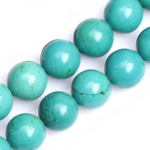 Vista 137 de GEM-Inside Cuentas Sueltas de Piedras Preciosas de Ágata Azul Bandeada Natural de 6mm Cuentas Redondas de Piedra de Energía para Hacer Joyas 15