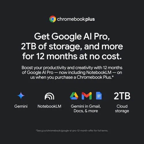 Vista 4 de ASUS Chromebook Plus Touchsceen 8 GB de RAM 128 GB de almacenamiento