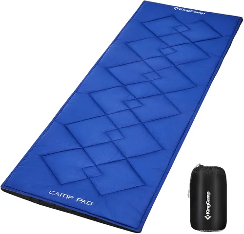 Vista 10 de KingCamp Cot Mattress Pad, Portable Lightweight Cot Mattress, Non-Slip Camping Mat Soft Comfortable Non-Slip Cot Pad for Camp, RV Bunk