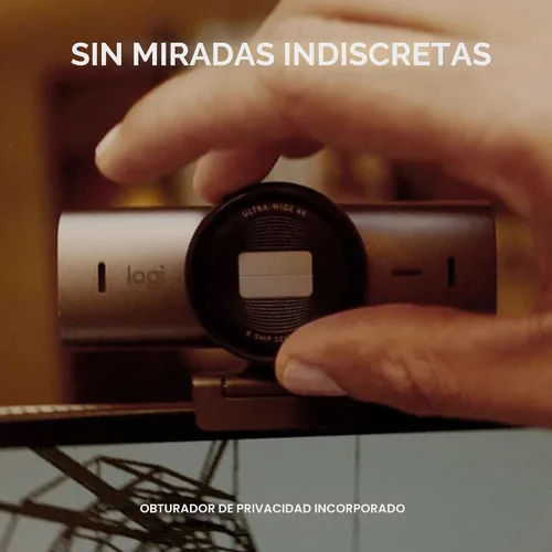 Vista 8 de Logitech MX Brio Ultra HD 4K Cámara web de colaboración y transmisión, 1080p a 60 FPS, modo Show, funciona con Microsoft Teams, Zoom, Google Meet