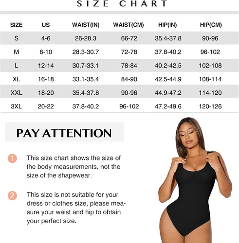 Vista 5 de FeelinGirl Body para mujer, con control de abdomen, sin costuras, a la moda, corto, corto, manga abombada