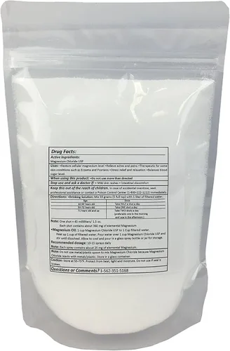 Vista 3 de Greenway Biotech, Inc. Suplemento USP de cloruro de magnesio orgánico 100% comestible Cloruro de Magnesio Comestible Powder (grado farmacéutico)