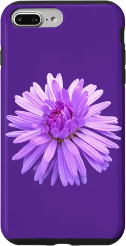 Vista 9 de iPhone 15 Purple flower, purple flower, floral tendril floral pattern Case