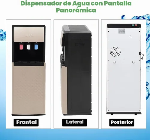 Vista 6 de Dispensador de enfriador de agua para botella de 5 galones (Champaign Gold)